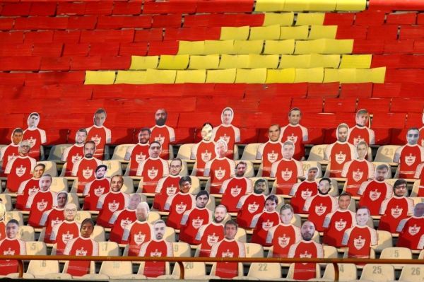 ماکت هواداران پرسپولیس در فینال لیگ قهرمانان آسیا