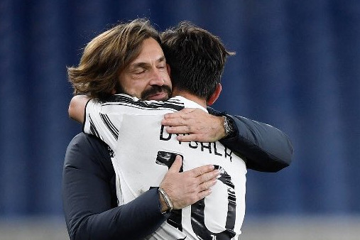  تصویر روز؛ حس خوب پیرلو پس از گلزنی دیبالا