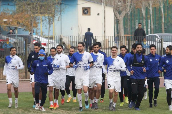  دو عکس عجیب از سیاوش یزدانی و بابک مرادی در تمرین امروز استقلال