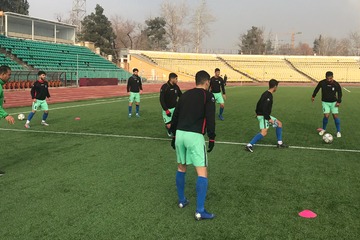 آخرين تمرين تيم ملى جوانان قبل از بازى با تاجيكستان