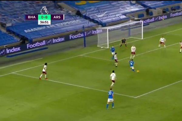  عکس؛ وقتی جهانبخش تا یک‌قدمی گلزنی به آرسنال پیش رفت