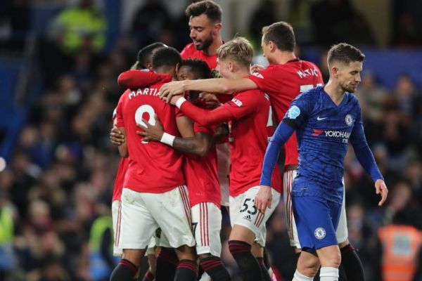  چلسی 0-2 منچستریونایتد   دبل سولشر در مقابل لمپارد