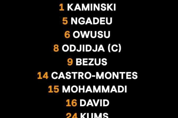  لیگ فوتبال اروپا  میلاد محمدی در ترکیب اصلی خنت مقابل رم