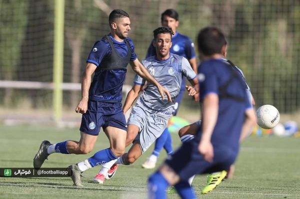 گزارش تمرین استقلال غیبت اسماعیلی و تمرین اختصاصی دیاباته