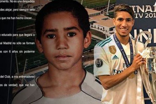  نامه خداحافظی احساسی اشرف حکیمی برای هواداران رئال مادرید