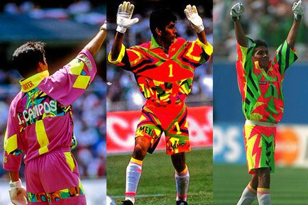  نوستالژی؛ دروازه‌بان مکزیک و عجیب‌ترین لباس‌های تاریخ