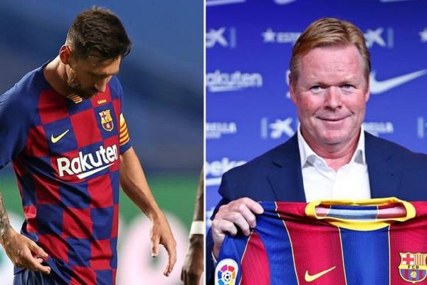 واکنش کومان به ادامه حضور مسی او بهترین است