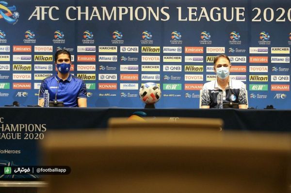  گزارش تصویری  نشست خبری سرمربی و دروازه‌بان استقلال، 4 مهر 99