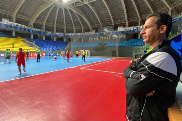  پرهیزکار  تیم ملی فوتسال ایران در سالن رسمی مسابقات جام ملتهای آسیا دیدار تدارکاتی برگزار می‌کند