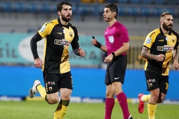  سوپر لیگ یونان  انصاری‌فرد مانع شکست خانگی آاِک شد