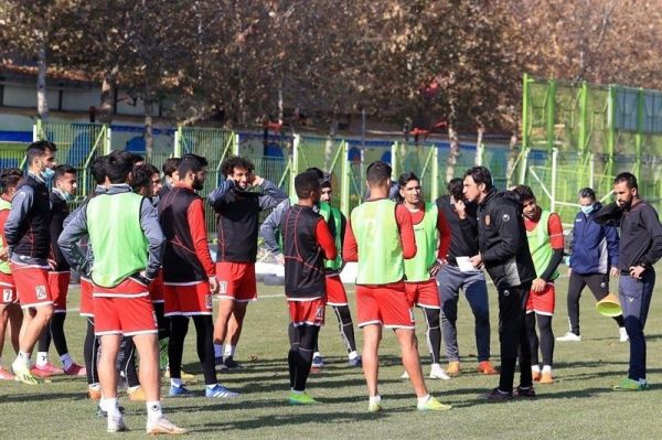 گزارش تمرین شهرخودرو مرور کارهای تاکتیکی و تست کرونا در پایان تمرین