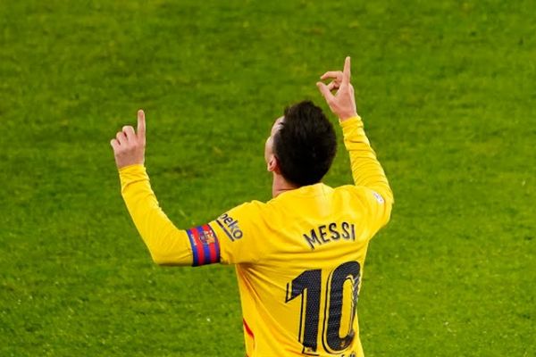  اتلتیک بیلبائو 2-3 بارسلونا؛ صعود به رده سوم با دبل مسی