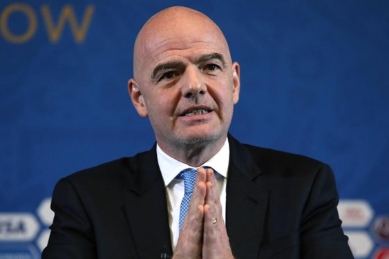 رئیس فیفا تماشاگر بازی دوستانه رقیب ایران با کویت