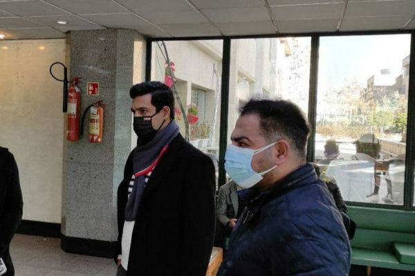  حضور ابراهیم شکوری در بیمارستان لاله