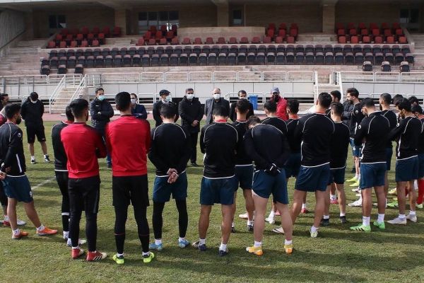  گزارش تمرین پرسپولیس  بازگشت حسینی به تمرینات گروهی و حضور هیئت مدیره در جمع سرخپوشان