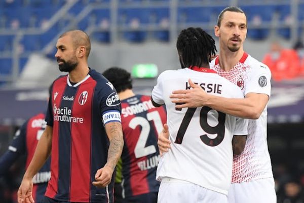  بولونیا 1-2 میلان؛ روسونری ها از صدر جدا نمی شوند