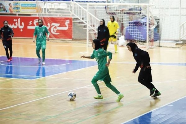لیگ برتر فوتسال بانوان شکست مدافع عنوان قهرمانی مقابل پالایش نفت آبادان