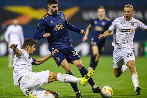 لیگ اروپا دینامو زاگرب در غیاب محرمی به یک هشتم نهایی رسید