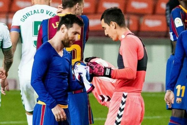  واکنش اینستاگرامی دروازه‌بان الچه به تواضع مسی برابر او