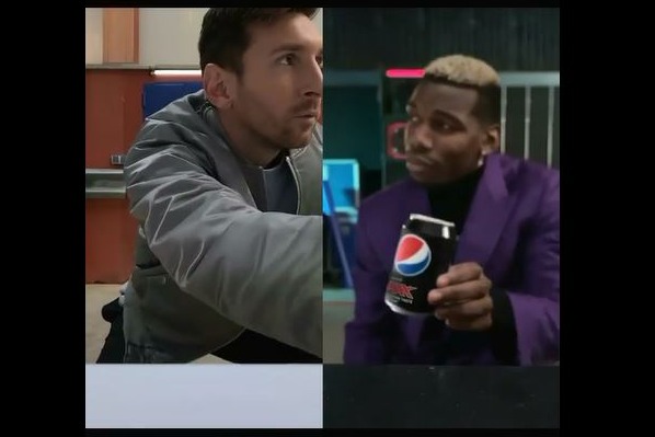  عکس؛ مسی و پوگبا در تبلیغ جدید نوشابه پپسی