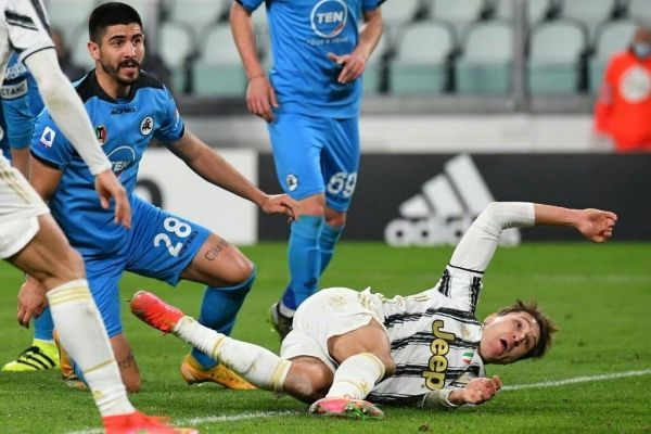  عکسی که سوژه شد؛ استایل جالب کیه‌زا روی گل دوم یوونتوس