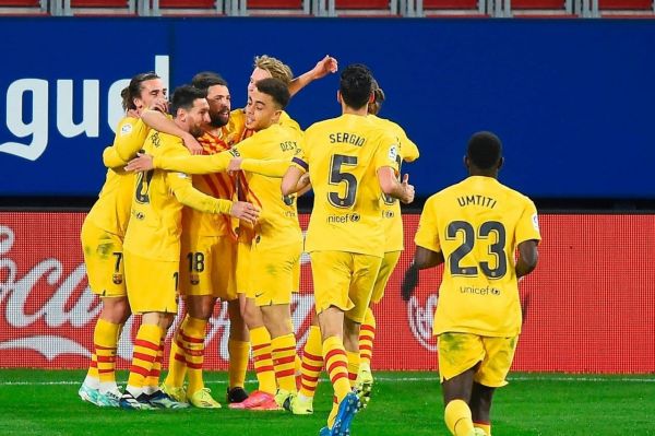 اوساسونا 0-2 بارسلونا؛ پاسگل های مسی کلید فتح پامپلونا