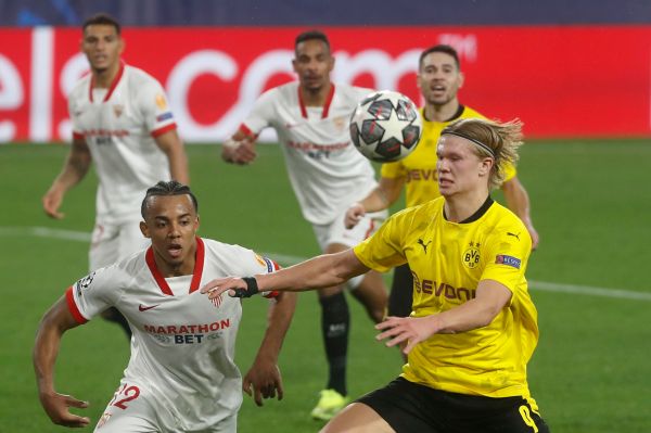 دورتموند 2 5 - 4 2 سویا؛ صعود زنبورها به دور بعد با بریس هالند