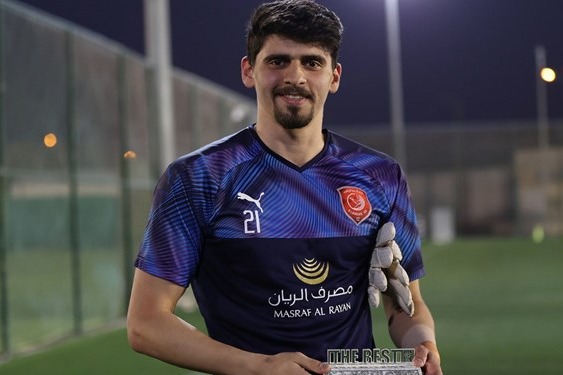  دروازه بان رقیب استقلال بهترین بازیکن ماه لیگ قطر شد