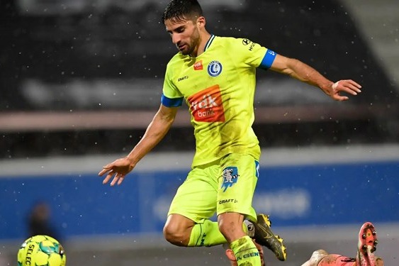  لیگ فوتبال بلژیک  میلاد محمدی در ترکیب خنت مقابل بروژ