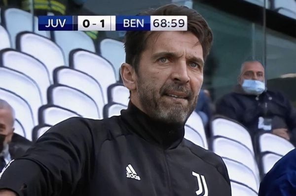  قاب های ماندگار غم بوفون و رونالدو پس از گل بنونتو