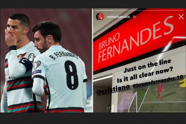 شوخی ماتیچ با فرناندز واضح است توپ رونالدو از خط رد نشده