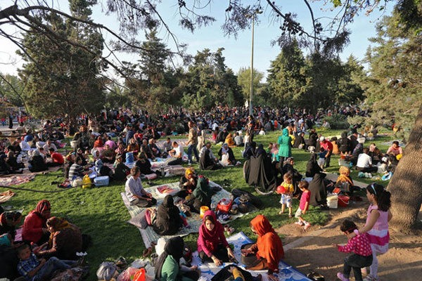  ممنوعیت دورهمی و تجمع در بوستانها و فضای سبز در روز طبیعت