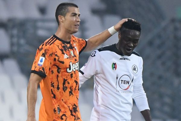  لحظه ای که رونالدو مهاجم اسپتزیا را کاملا شوکه کرد