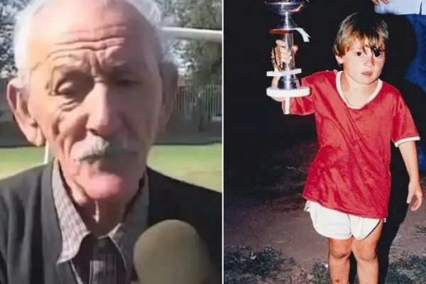  مربی مسی در ۴ سالگی  وقتی او را در لباس بارسلونا دیدم اشک ریختم