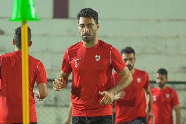  خلیل زاده در ترکیب الریان مقابل الوحده +عکس