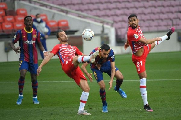  جدال خطرناک بوسکتس و سولدادو؛ نزدیک بود سر بوسکتس شوت شود