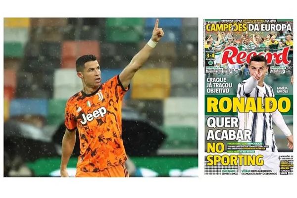  ادعای رسانه پرتغالی  کریستیانو رونالدو به اسپورتینگ برمی‌گردد