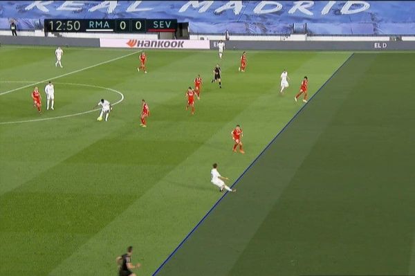  گل بنزما به سویا به درستی آفساید اعلام شد   عکس