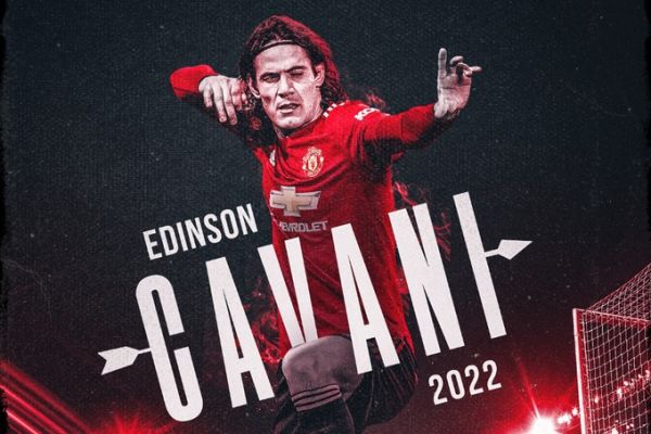  کاوانی یک فصل دیگر هم در منچستر یونایتد ماندگار شد