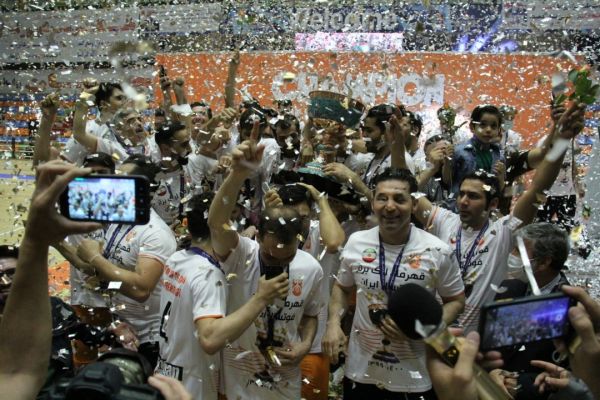  گزارش تصویری  قهرمانی مس سونگون در لیگ برتر فوتسال، 23 اردیبهشت 1400