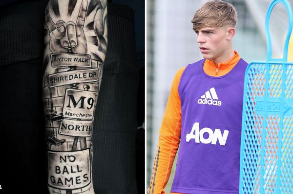 خالکوبی خارقالعاده بازیکن یونایتد؛ ادای احترام به محله دوران کودکی