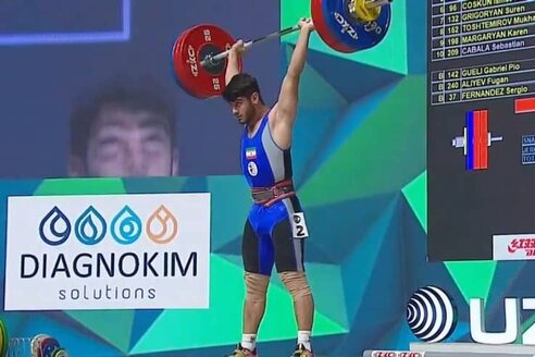 وزنهبرداری جوانان جهان نماینده ۸۱ کیلوگرم ایران مدال نگرفت