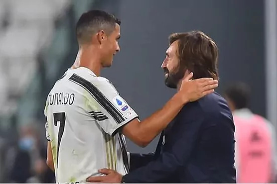  پیام خداحافظی کریستیانو رونالدو با پیرلو  ازت ممنونم استاد