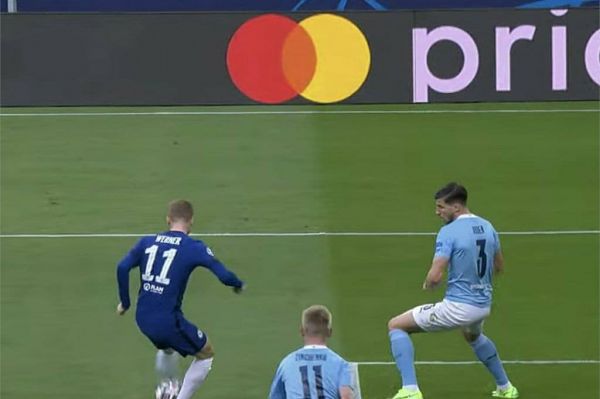  عکس؛ سایه‌زنی تیمو ورنر در فینال لیگ قهرمانان اروپا