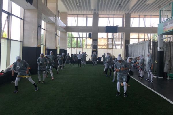  برگزاری تمرین تیم ملی فوتبال بانوان در پک