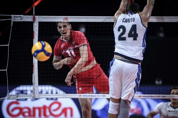 لیگ ملتهای والیبال کاظمی امتیازآورترین بازیکن ایران شد