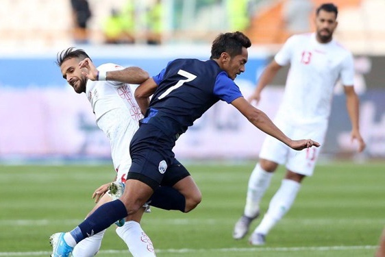  ایران- کامبوج دیداری بدون مربیان بازی رفت  جدال تیم سی و یکم با صد و شصت و نهم جهان