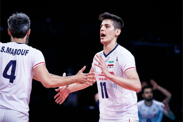 کاظمی سومین امتیازآور و مهاجم برتر لیگ ملتهای والیبال