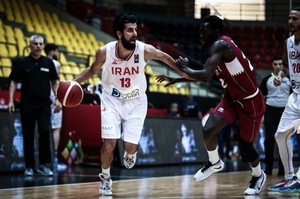  بسکتبال انتخابی کاپ آسیا  پیروزی آسان شاگردان شاهین طبع مقابل قطر  دوشنبه جدال با عربستان