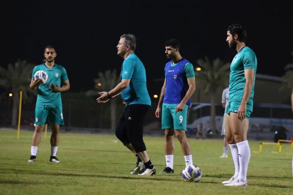گزارش تمرین تمرین تیم ملی در هوای کاملا شرجی